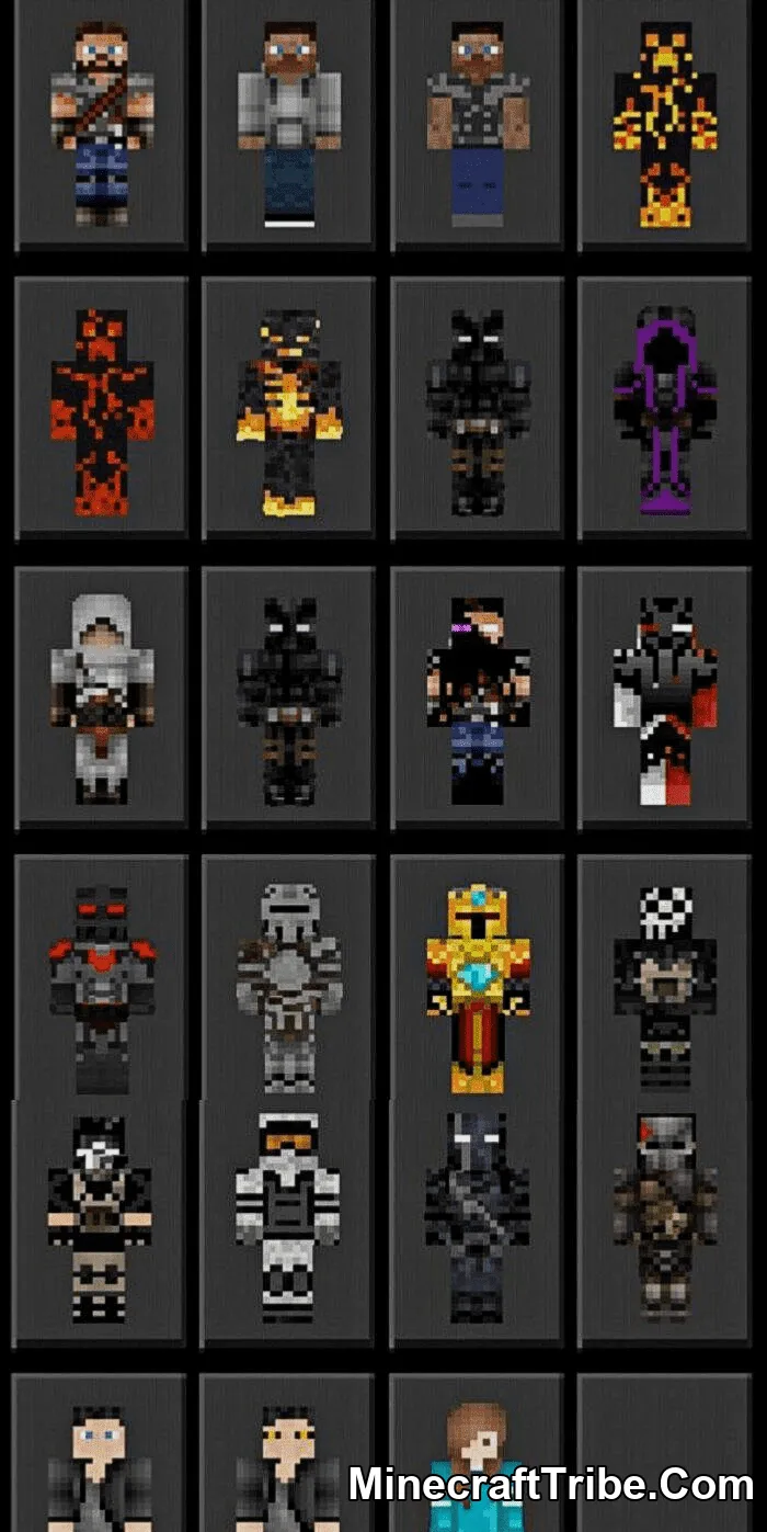 1 Hybred S Skin Pack Mcpe