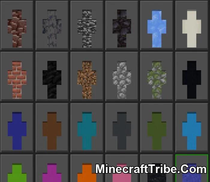 11 Camouflage Skin Pack Mcpe