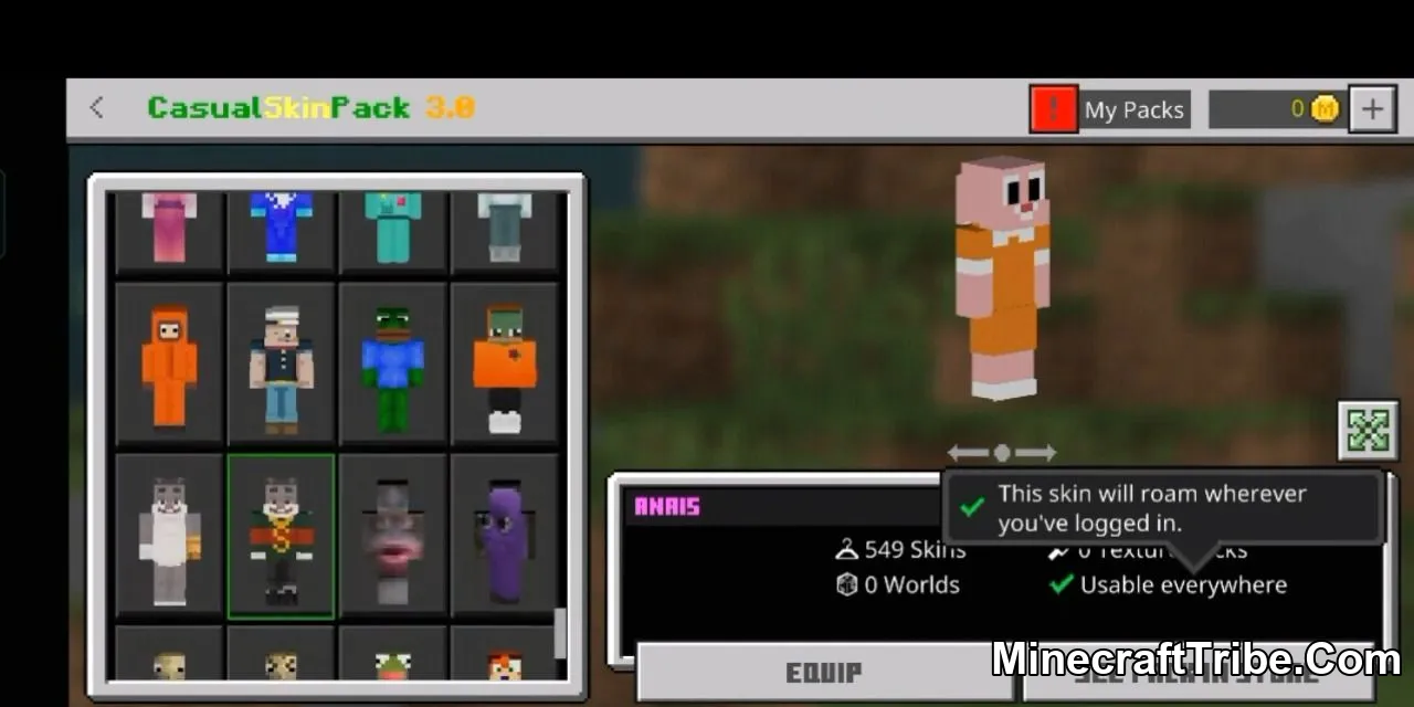 11 Casual Skin Pack