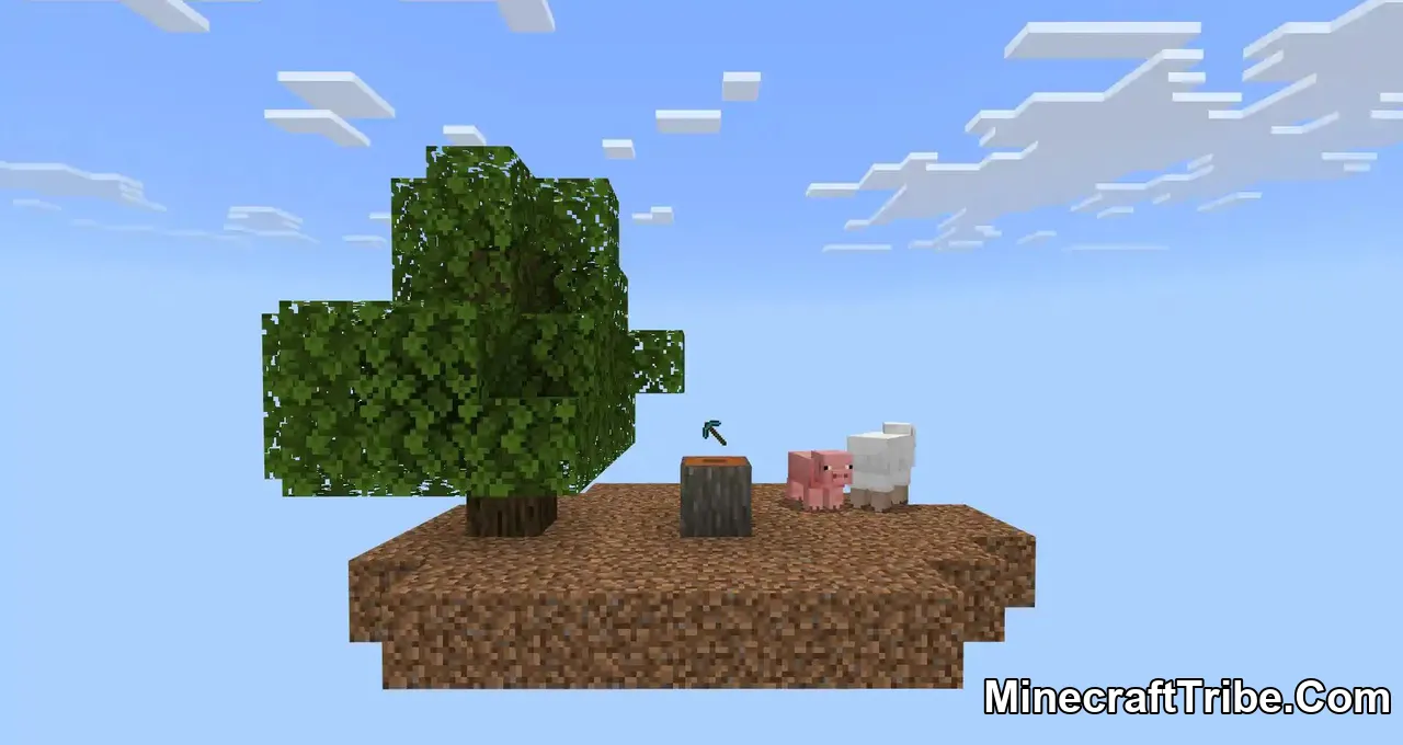 3 Mcpe Ml One Block Map Mcpe