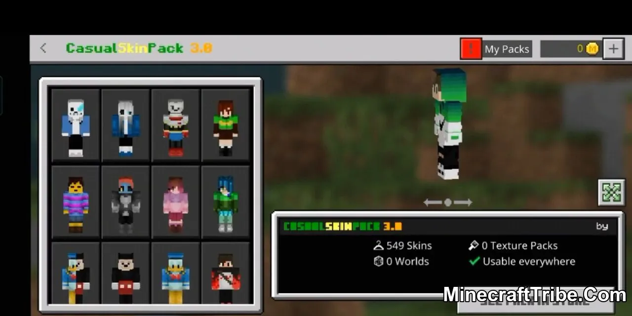 5 Casual Skin Pack