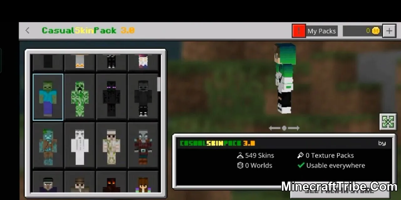 6 Casual Skin Pack