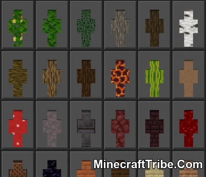 7 Camouflage Skin Pack Mcpe