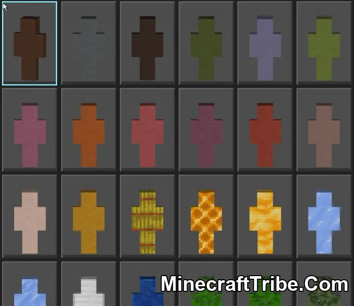 8 Camouflage Skin Pack Mcpe