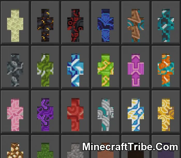 9 Camouflage Skin Pack Mcpe