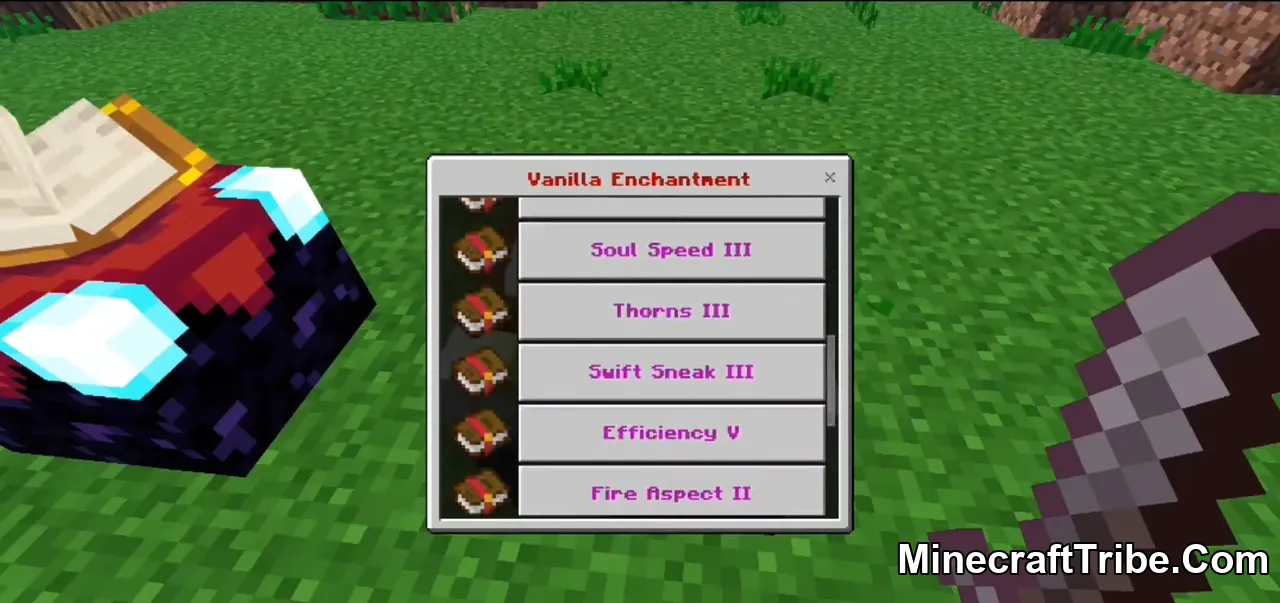 Advance Enchantment Table Addon Mcpe 3
