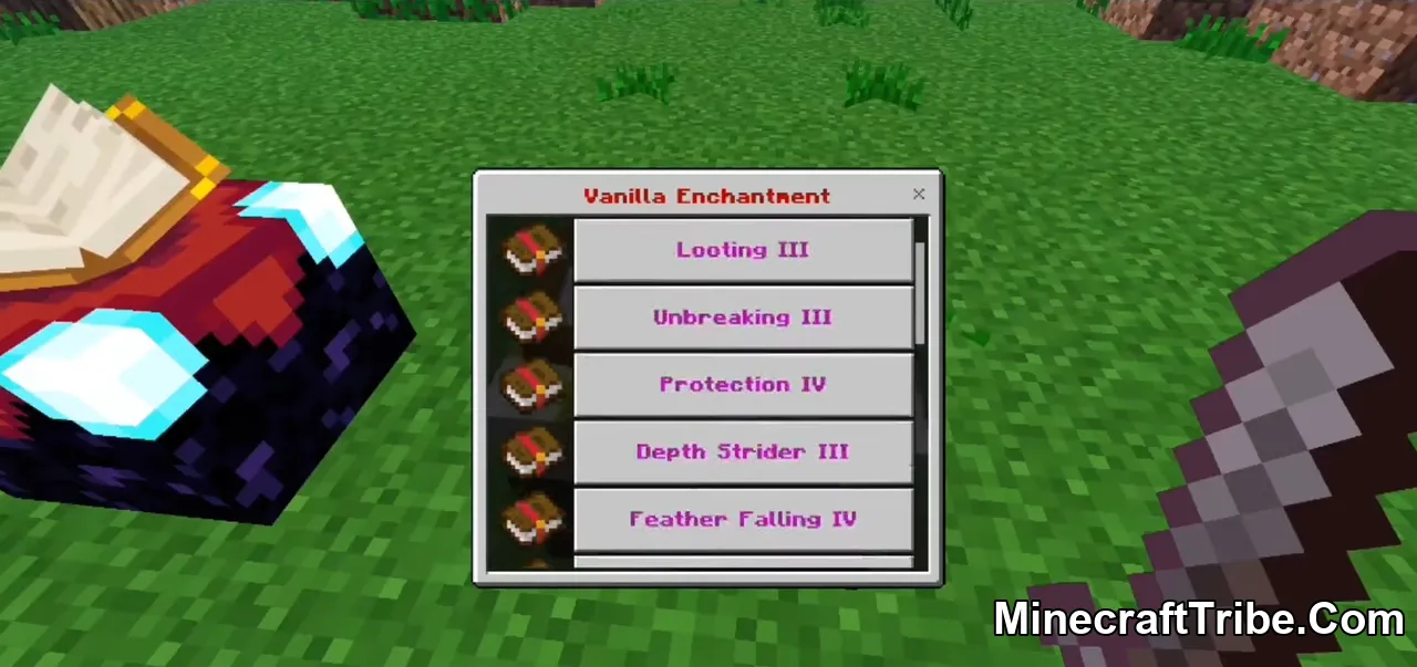 Advance Enchantment Table Addon Mcpe 4