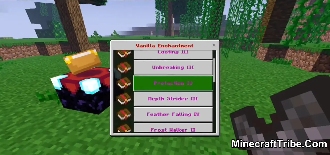 Advance Enchantment Table Addon Mcpe 5
