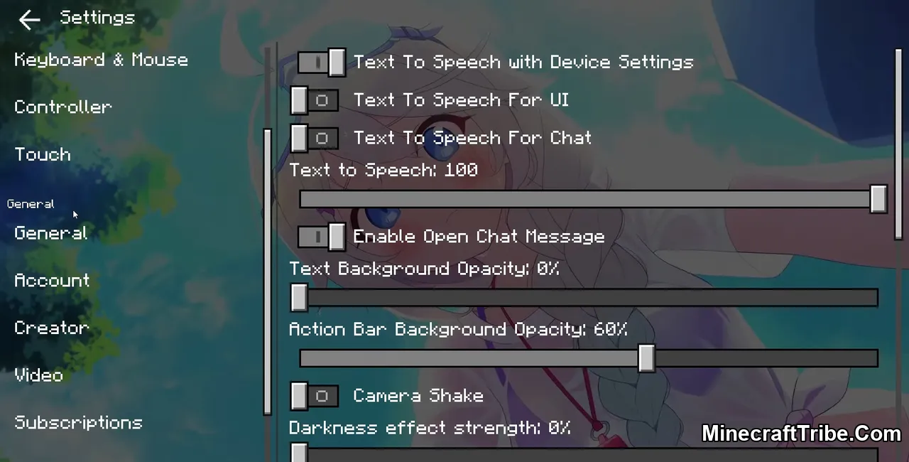 Anime Girl Ui Pack Mcpe 2