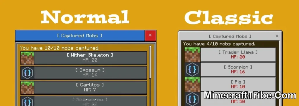 Catch Em All Addon Mcpe 3