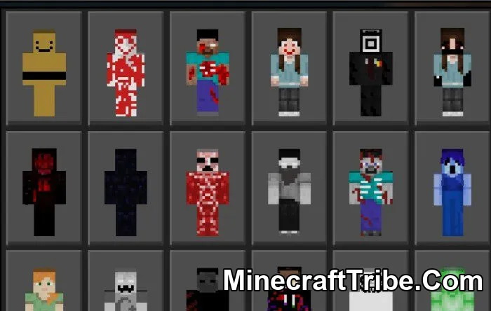 Creepypastas Skin Pack Mcpe 4