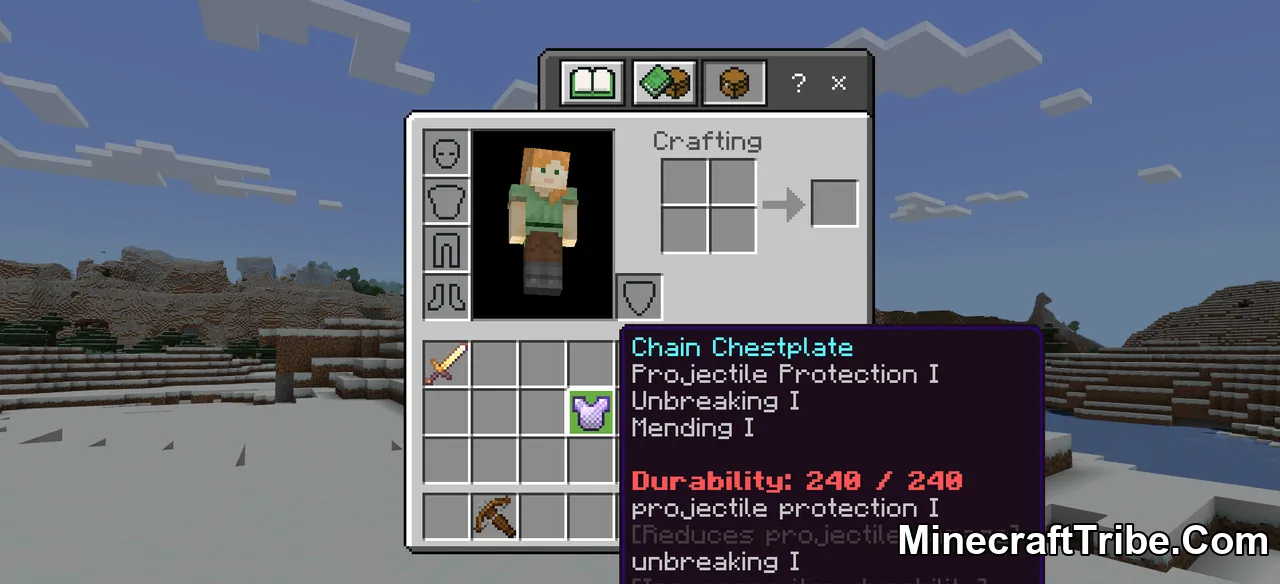 Enchantment Descriptions Addon Mcpe 5