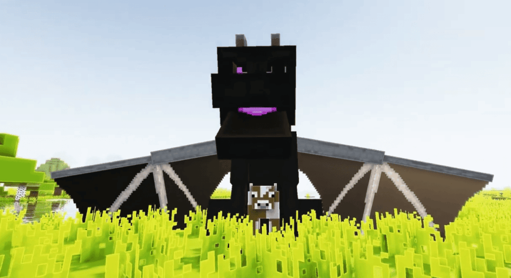 Ender Dragon in minecraft