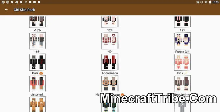Girl Skin Pack Mcpe 1