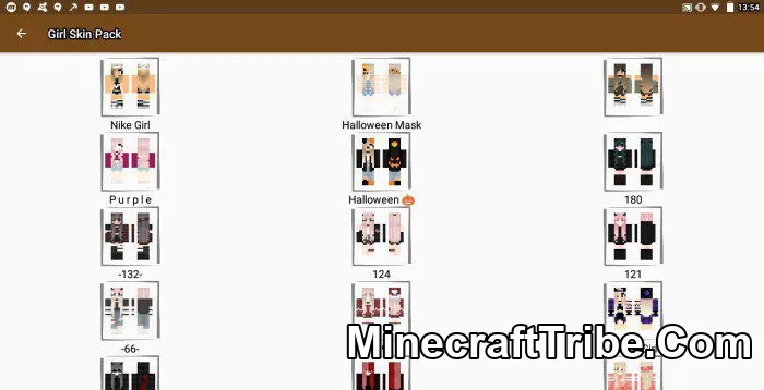 Girl Skin Pack Mcpe 2