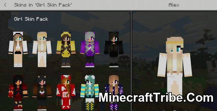Girl Skin Pack Mcpe 3