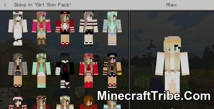Girl Skin Pack Mcpe 4