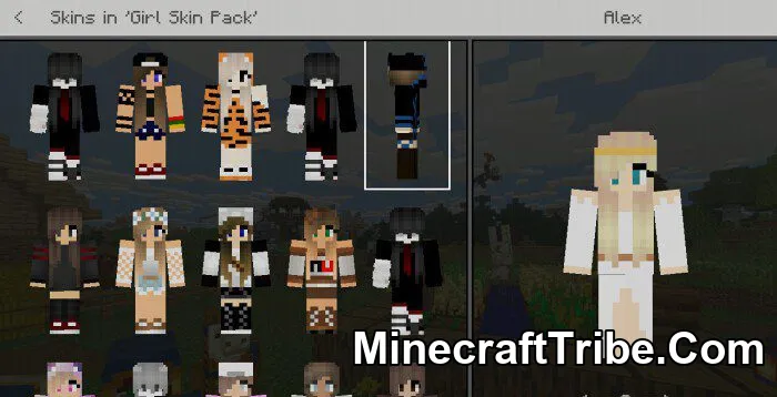 Girl Skin Pack Mcpe 7