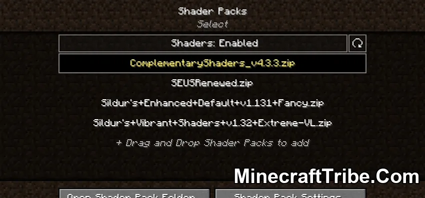 Iris Shaders Mod How To Use 3 1