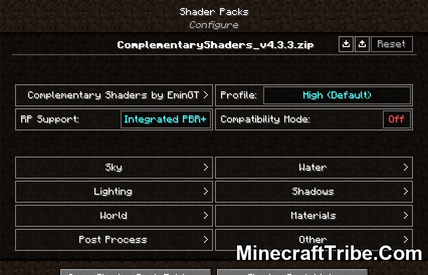 Iris Shaders Mod How To Use 4 1
