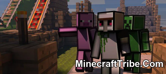 Marvis Mobs 3D Skins Pack Mcpe 1