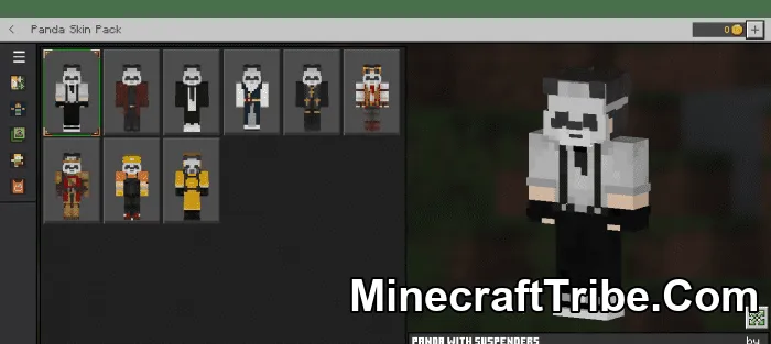 Panda Skin Pack Mcpe 1