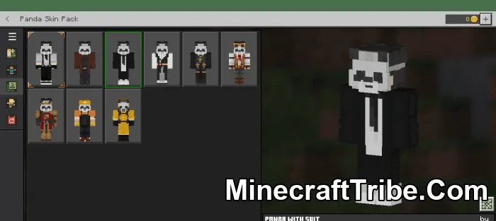 Panda Skin Pack Mcpe 3