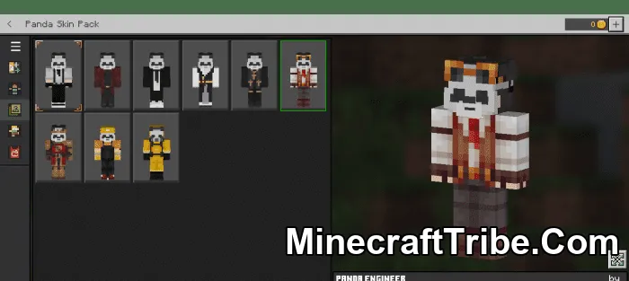 Panda Skin Pack Mcpe 6