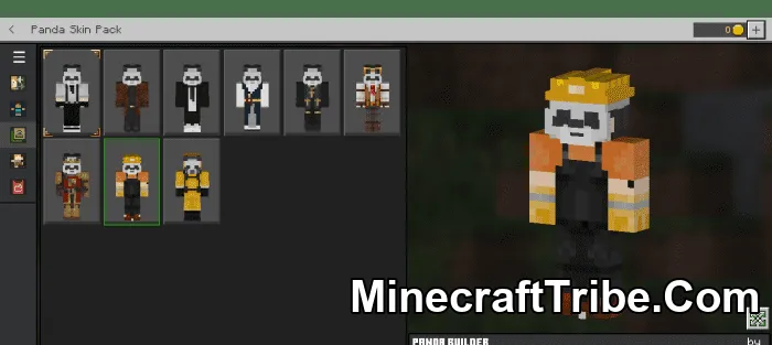Panda Skin Pack Mcpe 8
