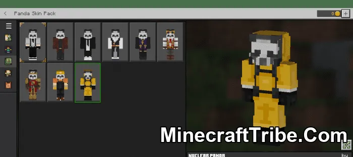Panda Skin Pack Mcpe 9