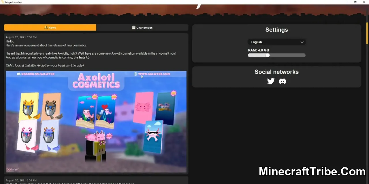 Salwyrr Client Launcher Screenshots 1