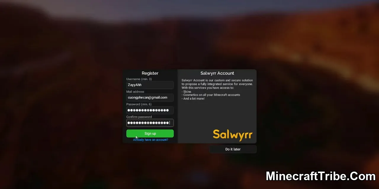 Salwyrr Client Launcher Screenshots 2