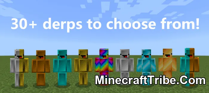 Shiny Derps Skin Pack Mcpe 1