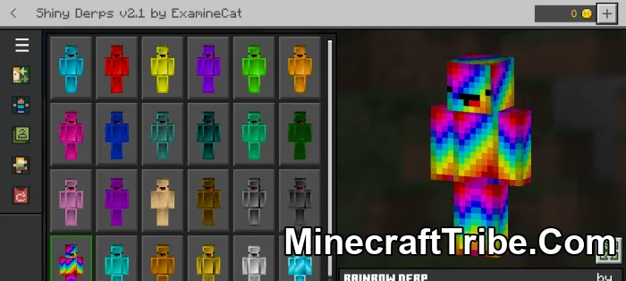 Shiny Derps Skin Pack Mcpe 2