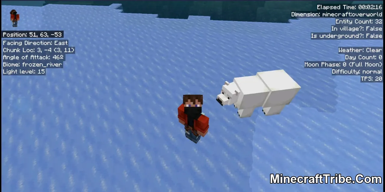 Stars Debug Screen Addon Mcpe 1