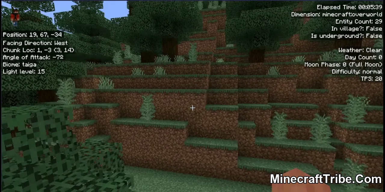 Stars Debug Screen Addon Mcpe 2