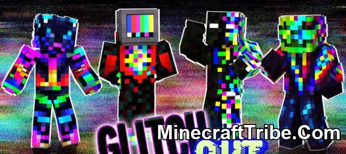 The Glitches Demon Skin Pack Mcpe 2