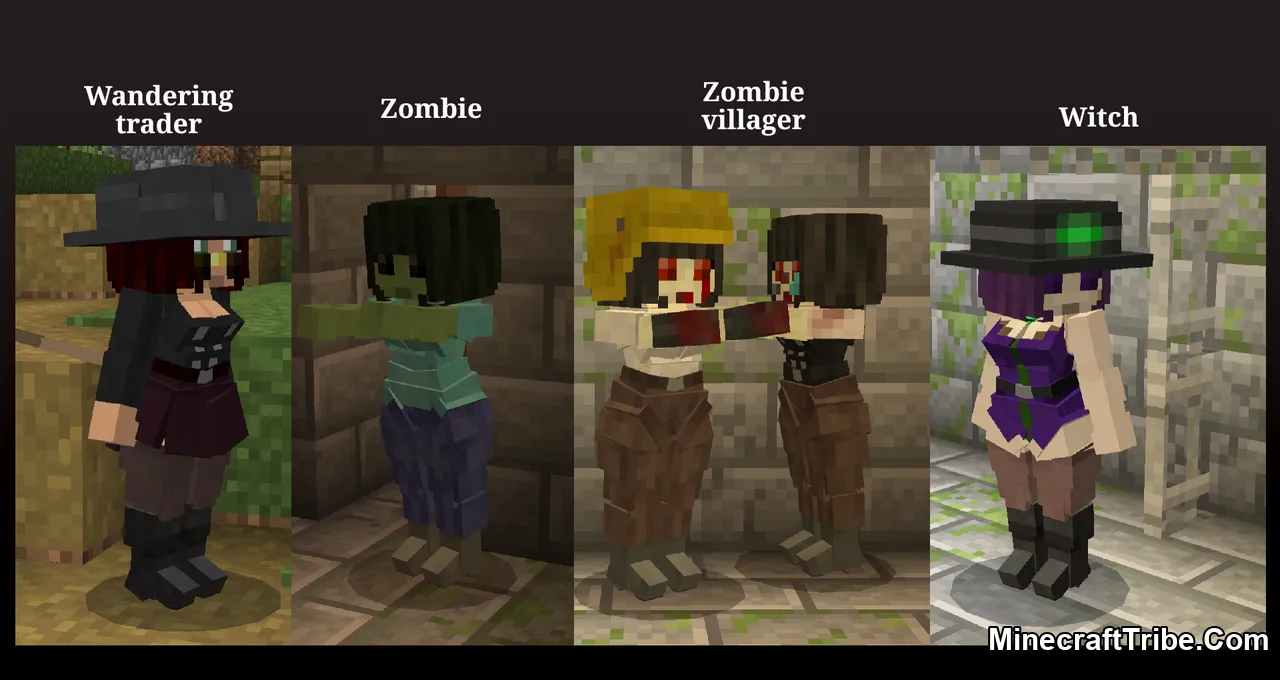 Village Girls Texture Pack Mcpe 3