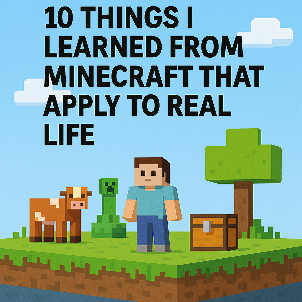 I Learned from Minecraft That Apply to Real Life