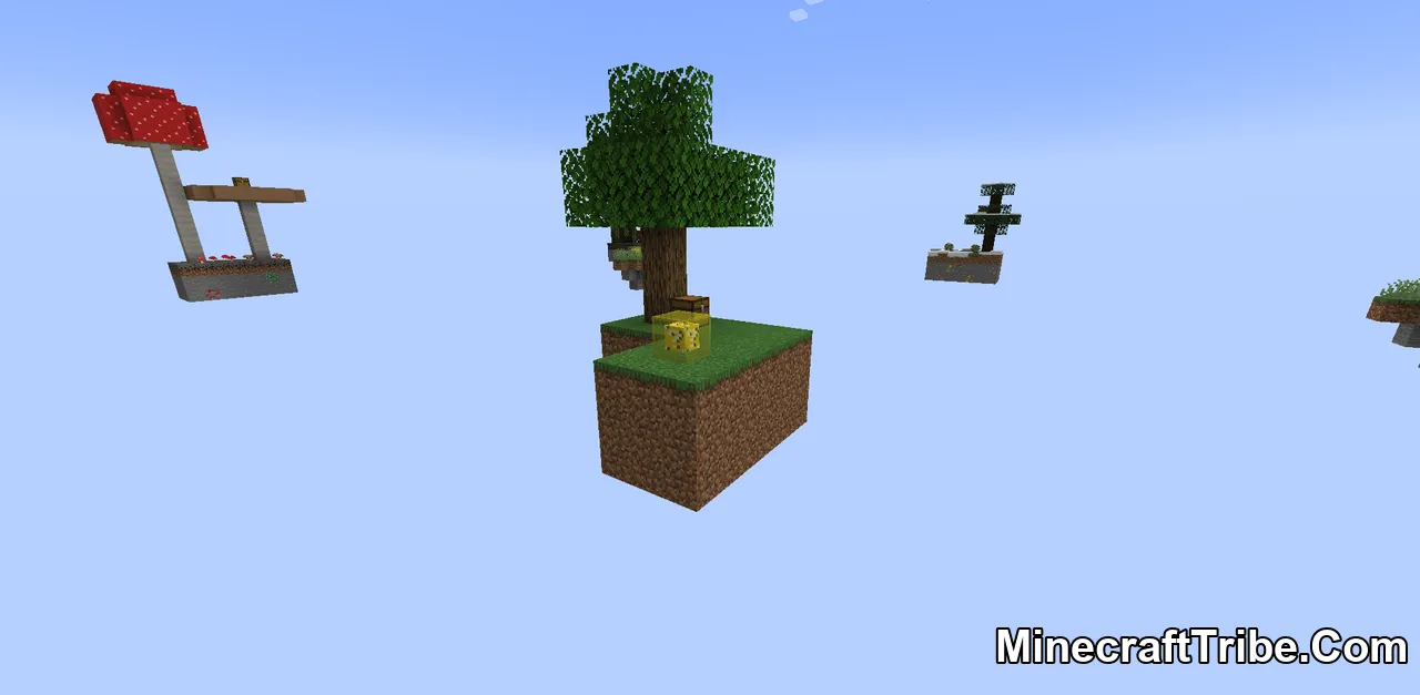 Noxgame Lucky Skyblock Map Mcpe 11