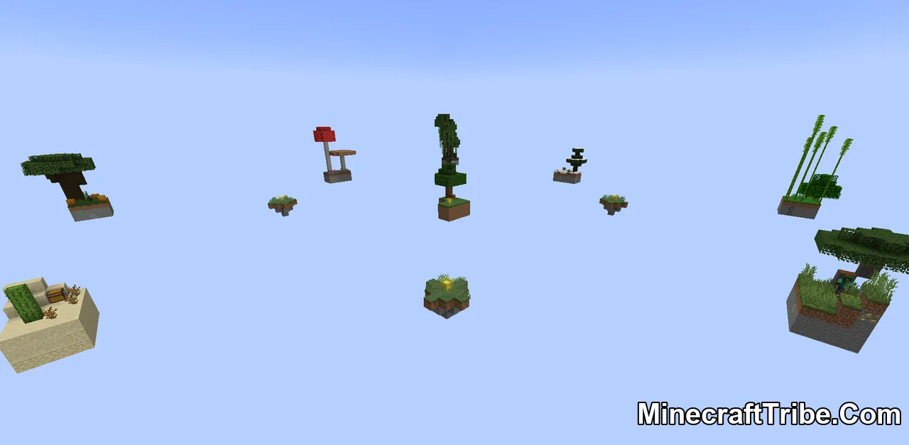 Noxgame Lucky Skyblock Map Mcpe 2