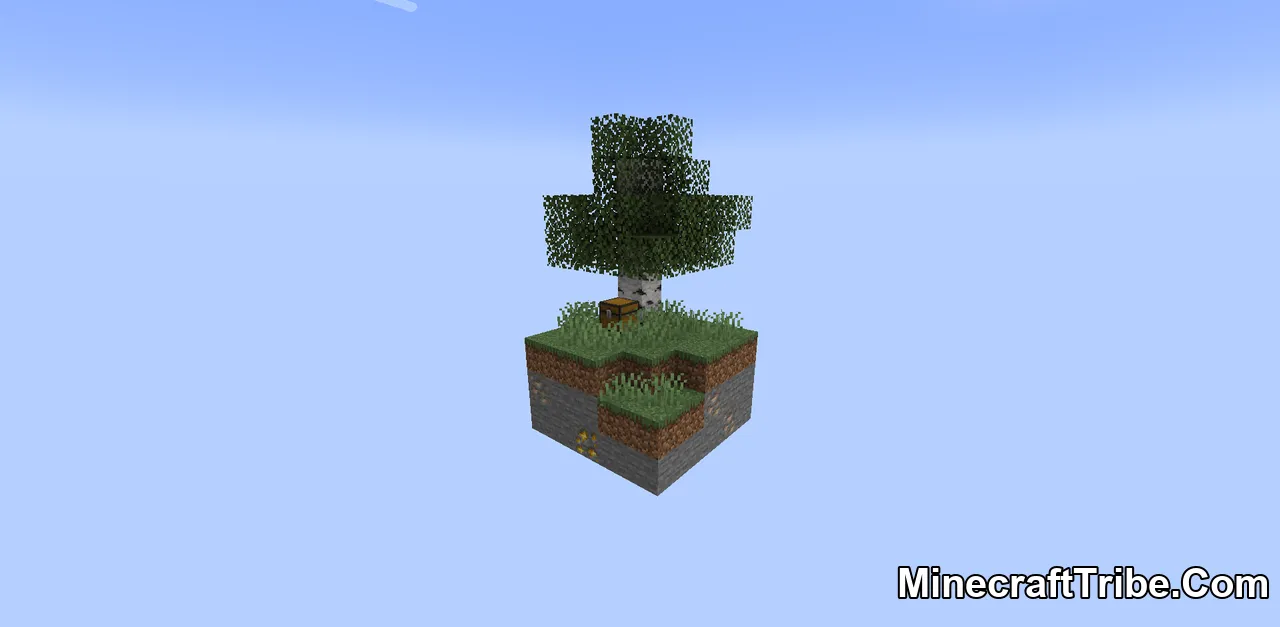 Noxgame Lucky Skyblock Map Mcpe 4