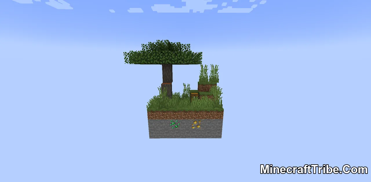 Noxgame Lucky Skyblock Map Mcpe 5