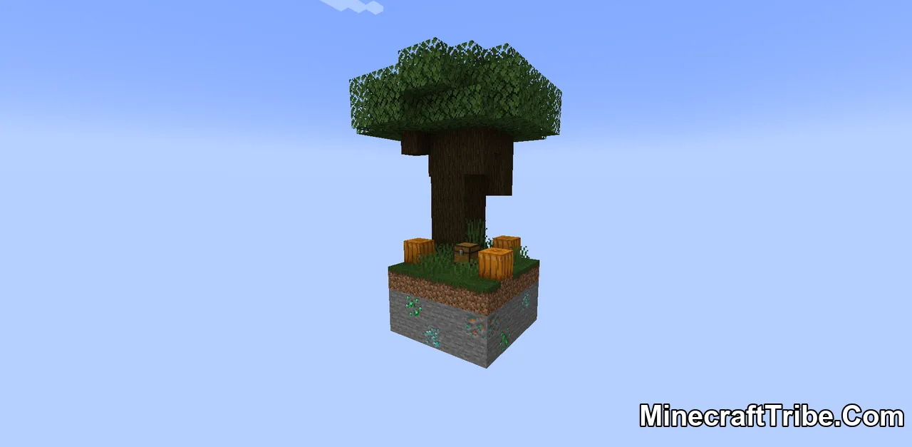 Noxgame Lucky Skyblock Map Mcpe 8