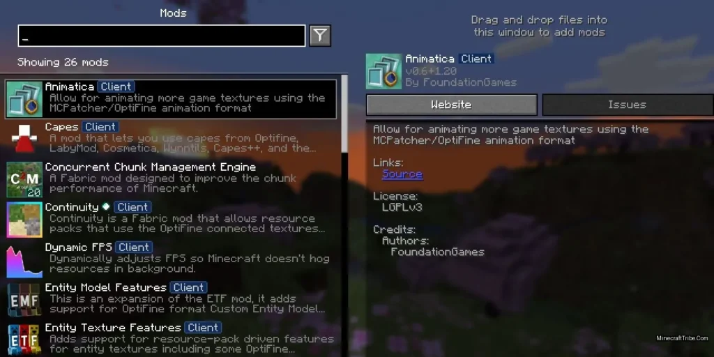 Optifabric Modpack Screenshots 1