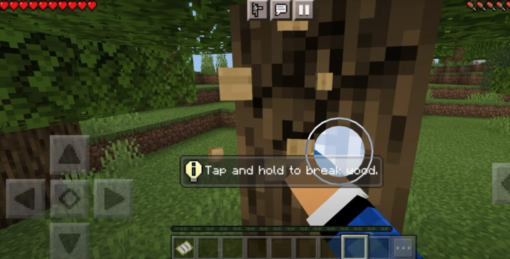 punching tree minecraft
