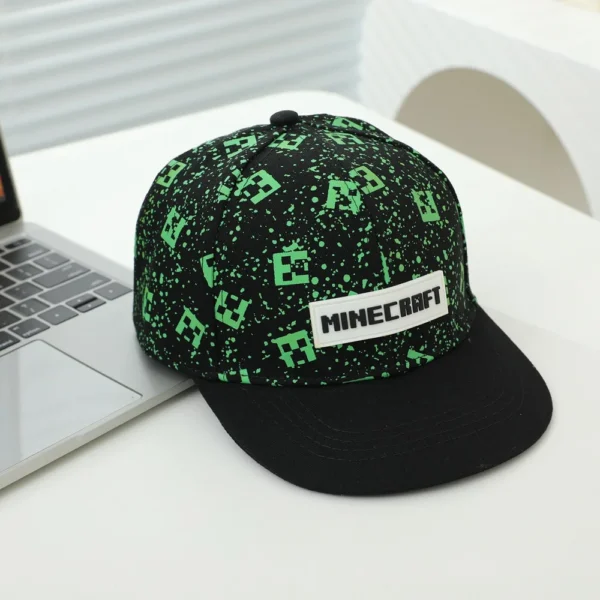Minecraft Creeper Kids Baseball Cap - Adjustable Cartoon Sun Hat for Summer - Image 5
