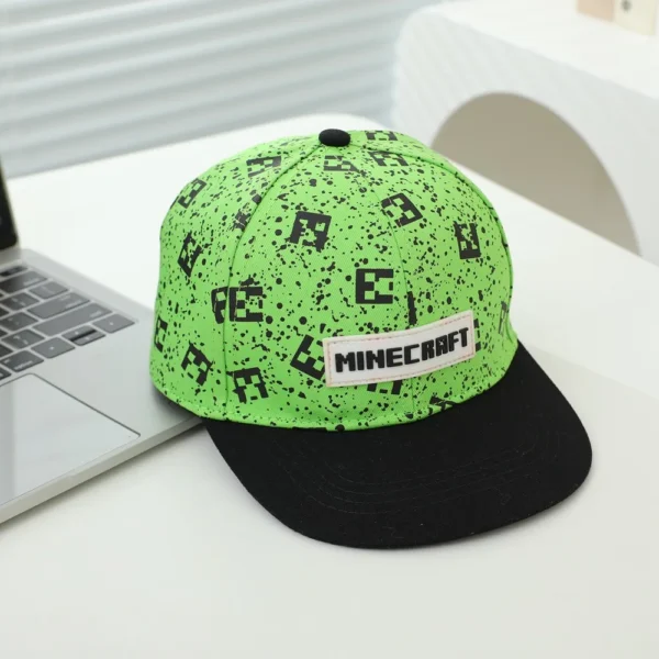 Minecraft Creeper Kids Baseball Cap - Adjustable Cartoon Sun Hat for Summer - Image 4