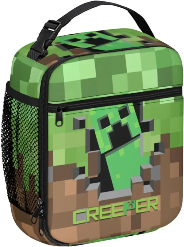 Pixel Game Insulated Lunch Bag – High‑Capacity, Reusable, Portable - Image 2